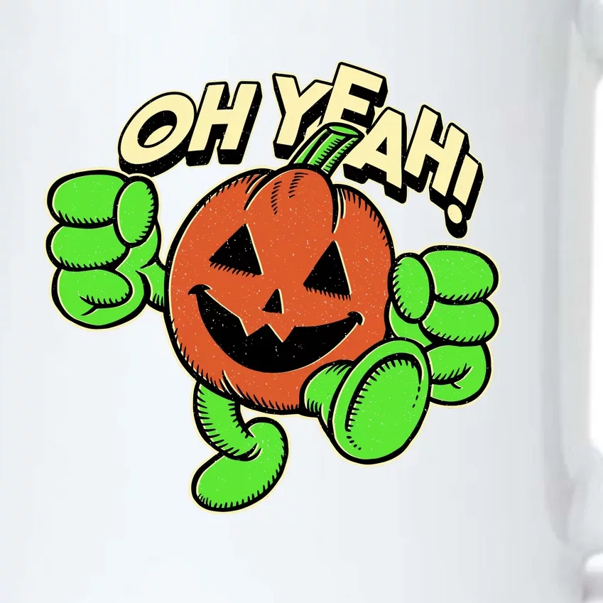 Oh Yeah! Pumpkin Man Black Color Changing Mug