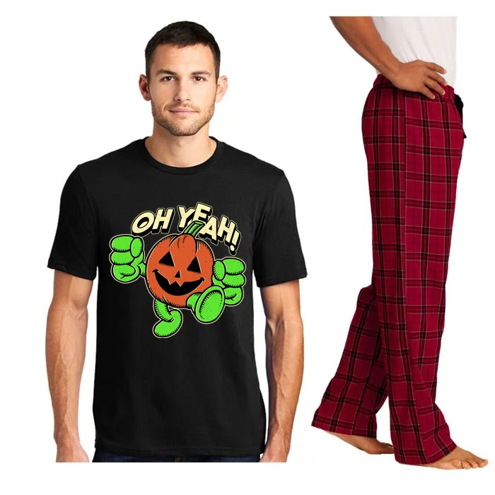 Oh Yeah! Pumpkin Man Pajama Set