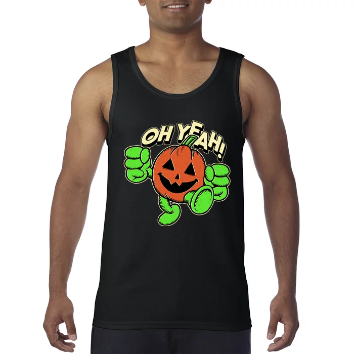 Oh Yeah! Pumpkin Man Tank Top