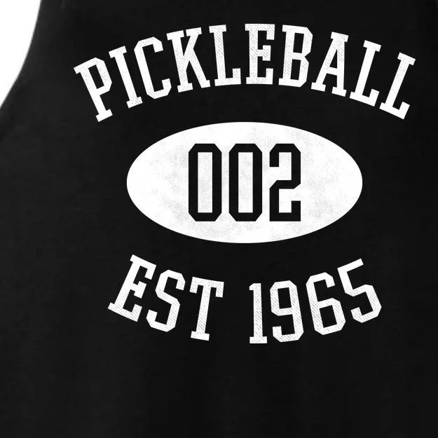 Pickleball 002 Est 1965 Ladies Tri-Blend Wicking Tank