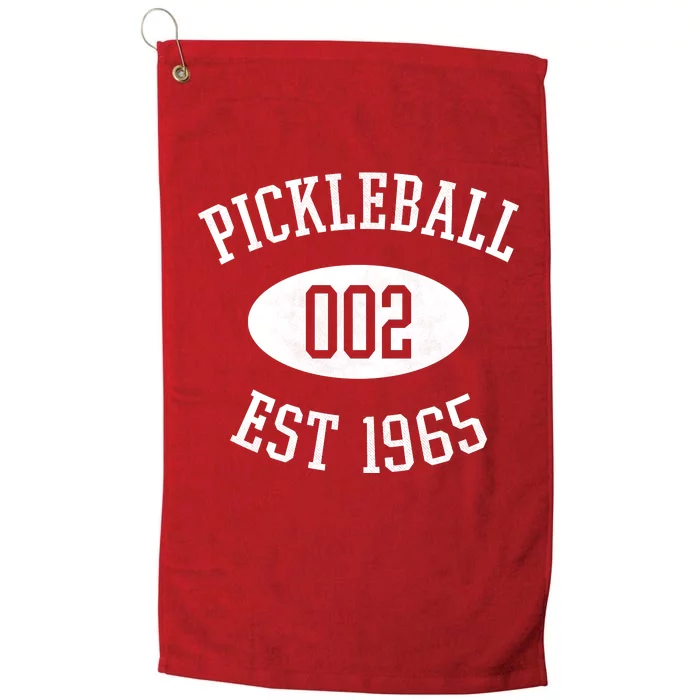 Pickleball 002 Est 1965 Platinum Collection Golf Towel