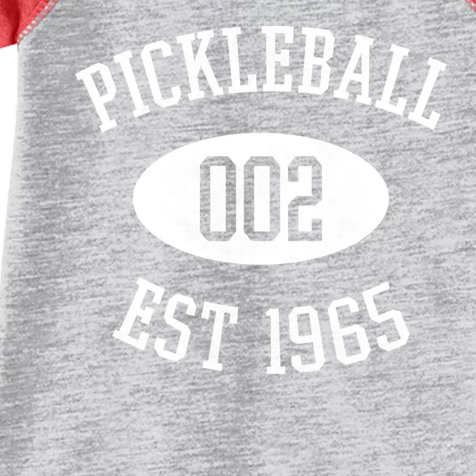 Pickleball 002 Est 1965 Infant Baby Jersey Bodysuit