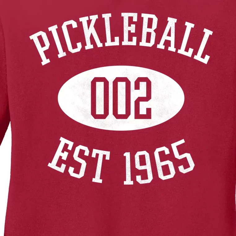 Pickleball 002 Est 1965 Ladies Long Sleeve Shirt