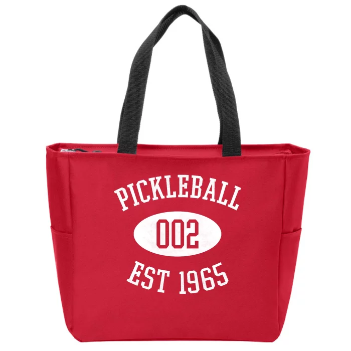 Pickleball 002 Est 1965 Zip Tote Bag