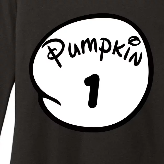 Pumpkin 1 2 3 4 5 Custom Personalize Halloween Womens CVC Long Sleeve Shirt