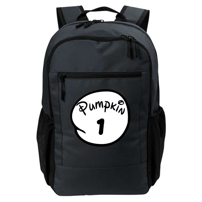 Pumpkin 1 2 3 4 5 Custom Personalize Halloween Daily Commute Backpack