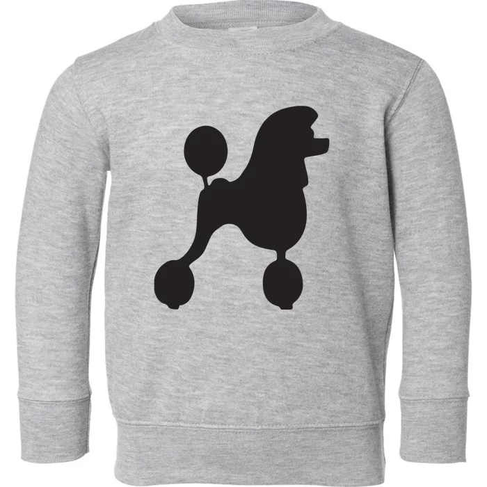 Poodle 1950s Costume Toddler Sweatshirt