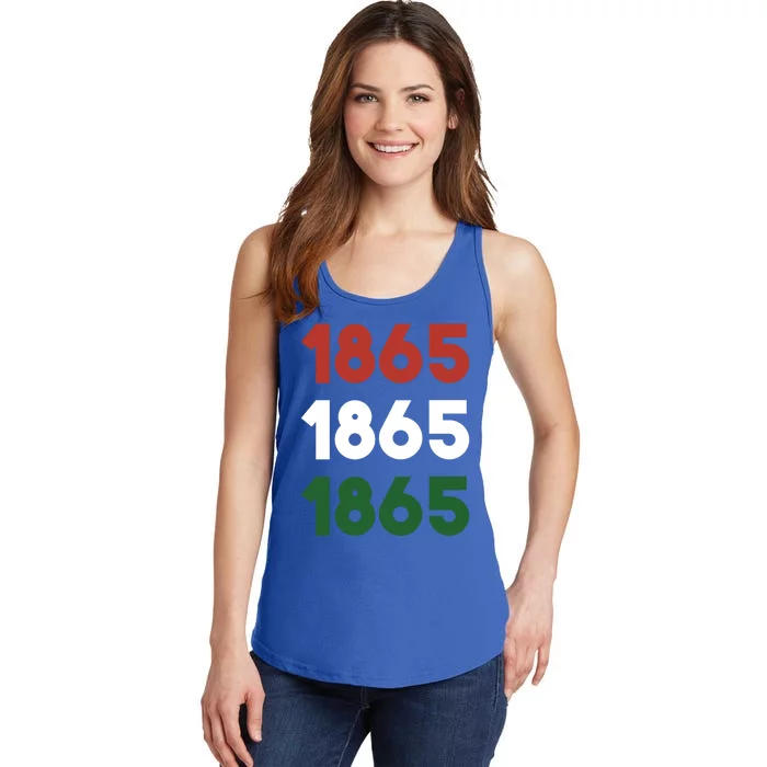 Pangiftafrican 1865 Juneteenth Cute Gift Ladies Essential Tank