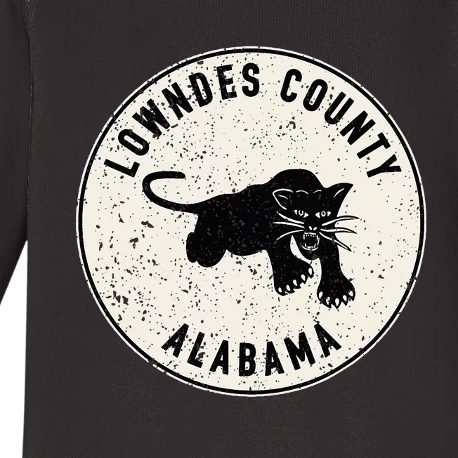 Party 1966 Lowndes County Alabama Logo Roots Baby Long Sleeve Bodysuit