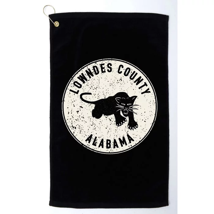 Party 1966 Lowndes County Alabama Logo Roots Platinum Collection Golf Towel