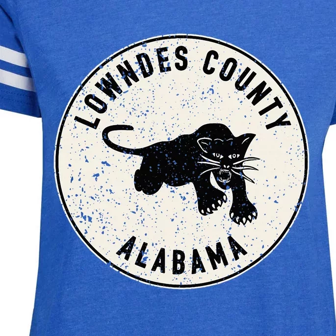 Party 1966 Lowndes County Alabama Logo Roots Enza Ladies Jersey Football T-Shirt