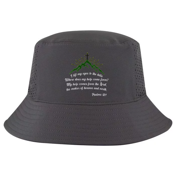 Psalms 121 My Help Comes From The Lord Cool Comfort Performance Bucket Hat