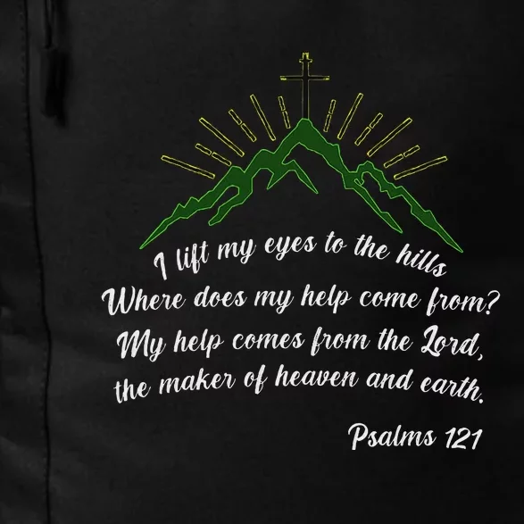 Psalms 121 My Help Comes From The Lord Daily Commute Backpack