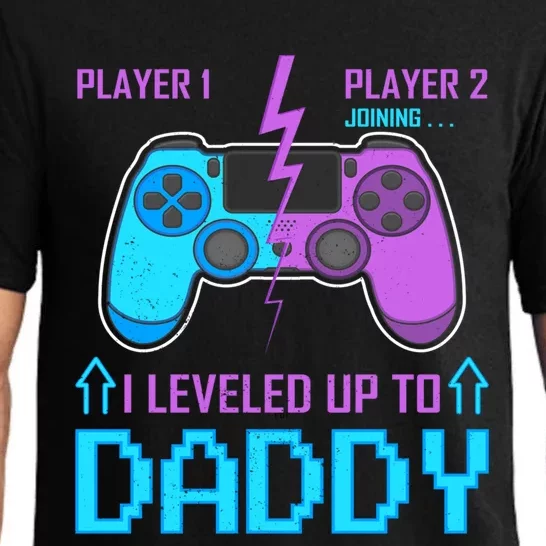 Player 1 Player 2 Joining I Leveled Up To Daddy Gaming Dad Funny Gift Pajama Set