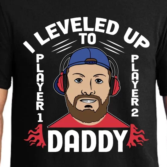 Player 1 Player 2 Joining I Leveled Up To Daddy Gaming Dad Funny Gift Pajama Set