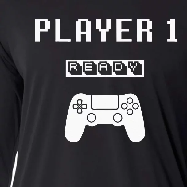 Player 1 Player 2 ready player 3 loading... pregnancy ps Cooling Performance Long Sleeve Crew