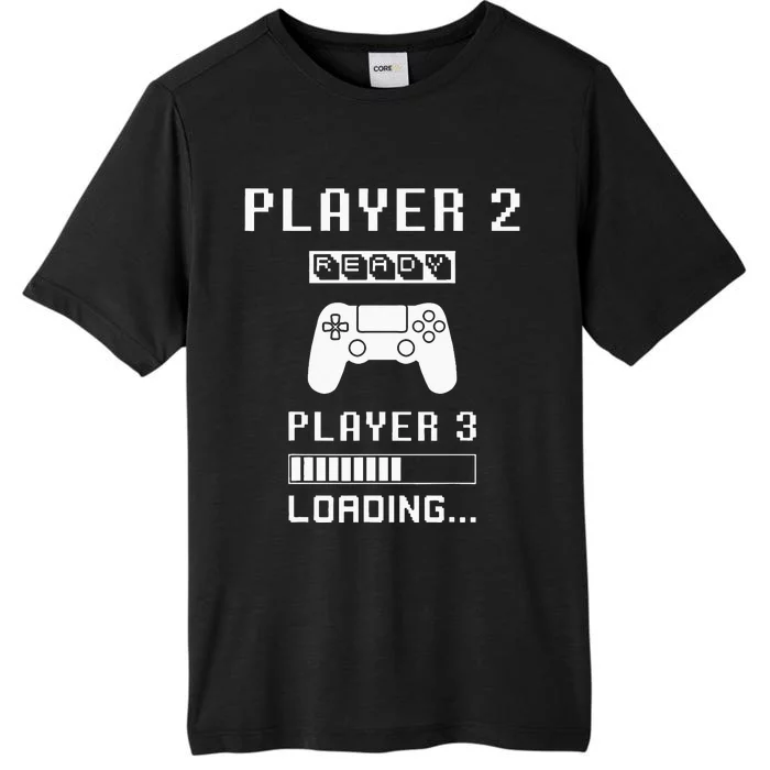 Player 1 Player 2 ready player 3 loading... pregnancy ps ChromaSoft Performance T-Shirt