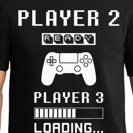 Player 1 Player 2 ready player 3 loading... pregnancy ps Pajama Set