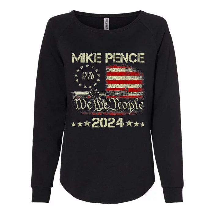 Pence 2024 Anti Biden Harris Mike Pence For President Womens California Wash Sweatshirt