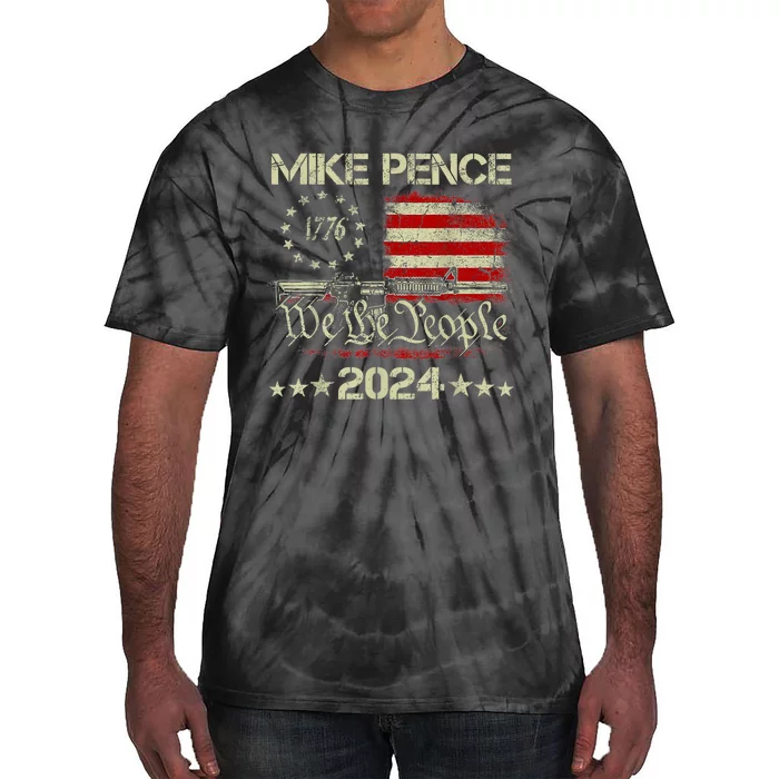 Pence 2024 Anti Biden Harris Mike Pence For President Tie-Dye T-Shirt