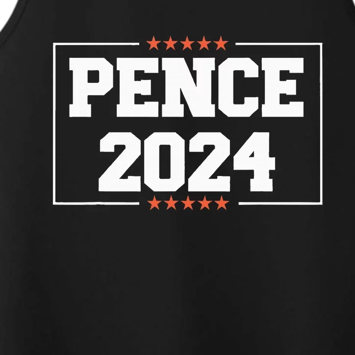 Pence 2024 Anti Biden Harris Mike Pence Performance Tank