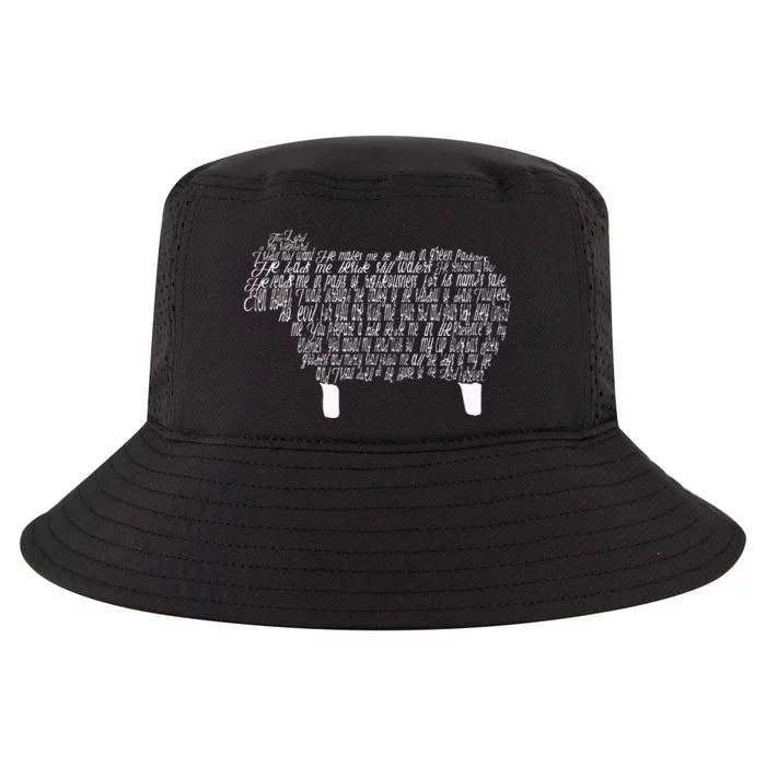 Psalm 23 Bible Scripture Lamb Cool Comfort Performance Bucket Hat