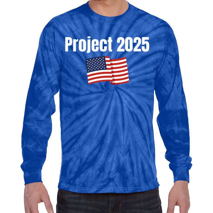 Project 2025 Donald Trump & Kamala Harris Tie-Dye Long Sleeve Shirt