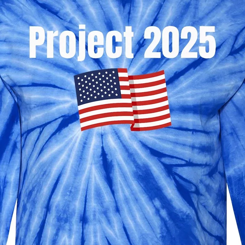 Project 2025 Donald Trump & Kamala Harris Tie-Dye Long Sleeve Shirt