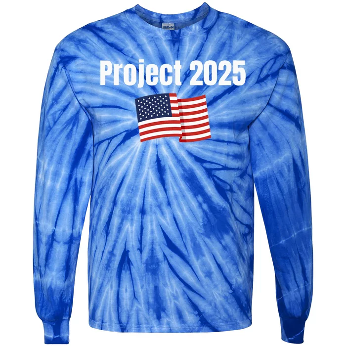 Project 2025 Donald Trump & Kamala Harris Tie-Dye Long Sleeve Shirt