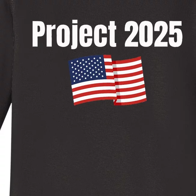 Project 2025 Donald Trump & Kamala Harris Debate 2024 Baby Long Sleeve Bodysuit