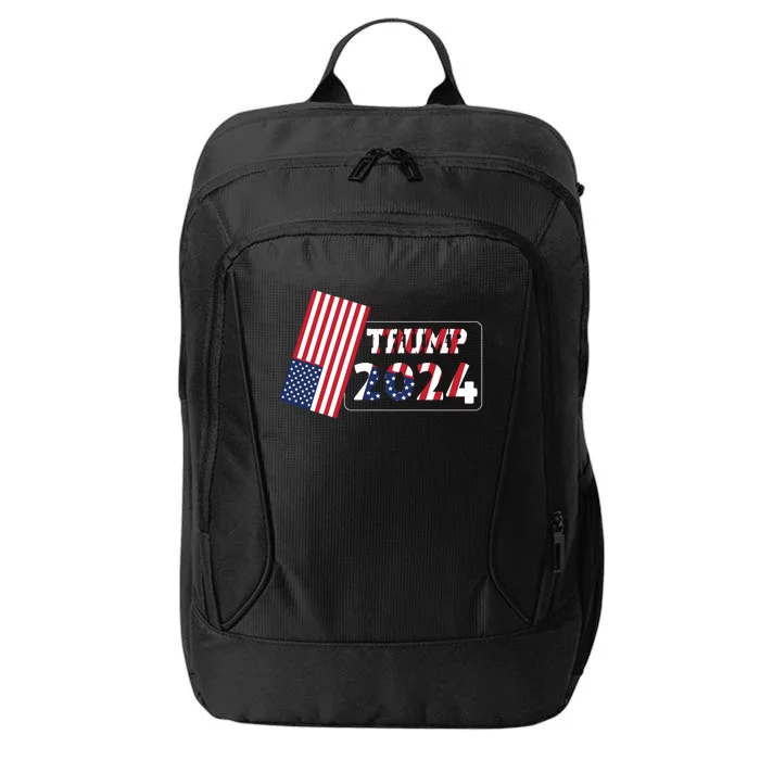 Patriotic 2024 Election Support Graphic City Backpack