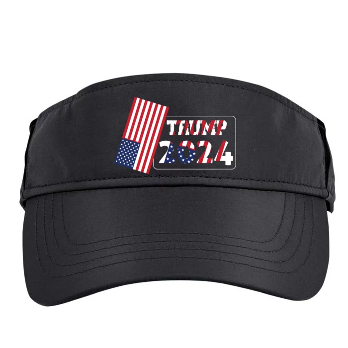 Patriotic 2024 Election Support Graphic Adult Drive Performance Visor