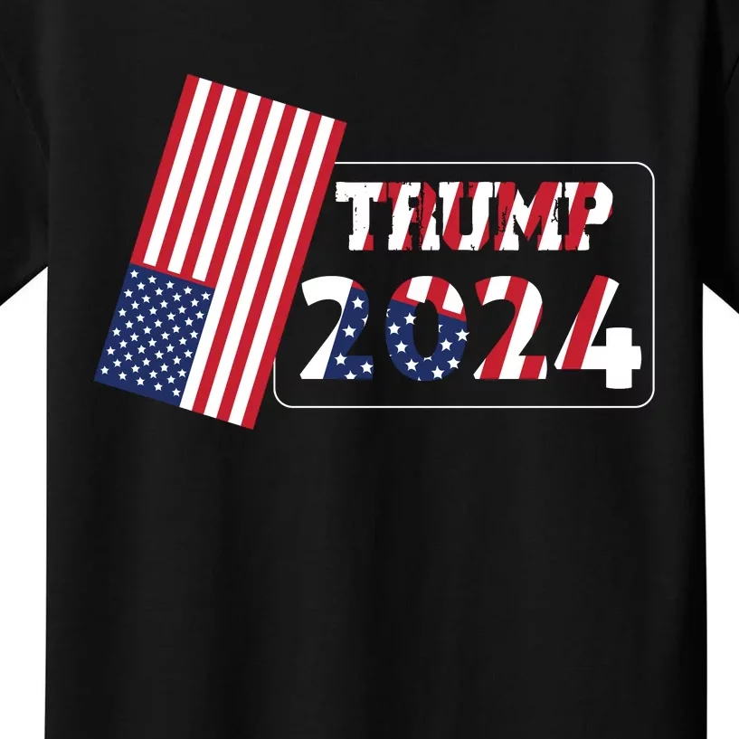 Patriotic 2024 Election Support Graphic Kids T-Shirt