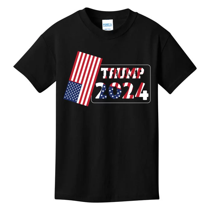 Patriotic 2024 Election Support Graphic Kids T-Shirt