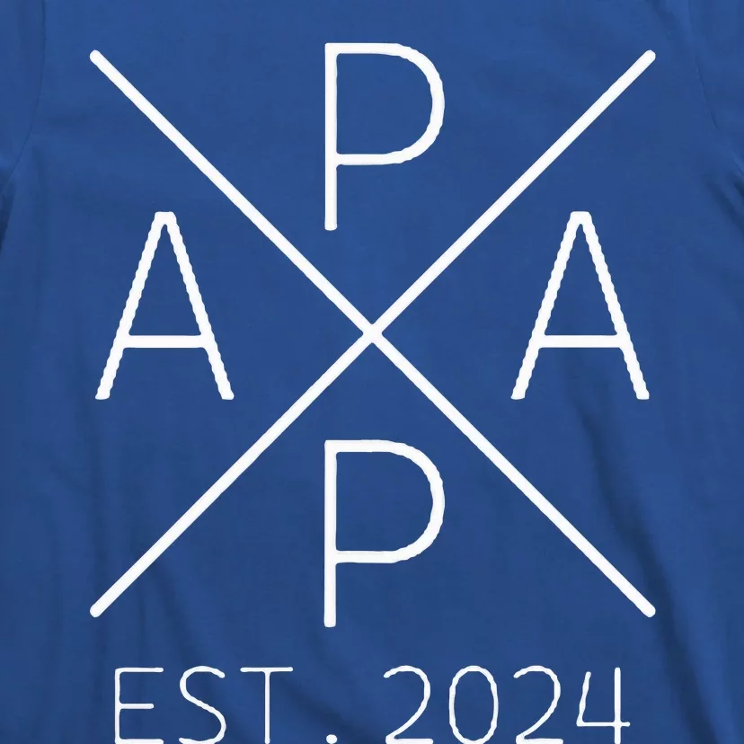 Papa 2024 Father To Be 2024 Proud Papa 2024 T-Shirt