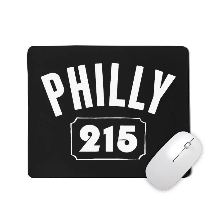 Philly 215 funny Philly Pride Area Code Workout Mousepad