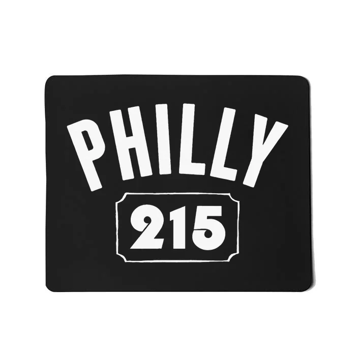 Philly 215 funny Philly Pride Area Code Workout Mousepad