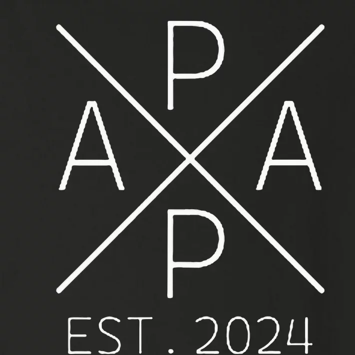 Papa 2024 Father To Be 2024 Proud Papa 2024 Toddler Long Sleeve Shirt