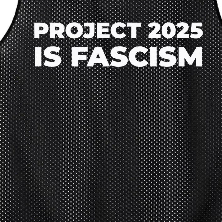 Project 2025 Is Fascism Mesh Reversible Basketball Jersey Tank