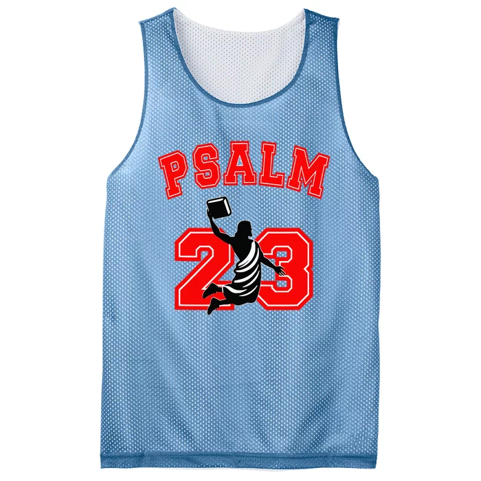 Psalm 23 Jesus Bible Dunk Yahweh Mesh Reversible Basketball Jersey Tank