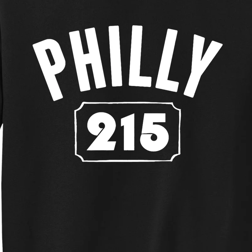 Philly 215 Philly Pride Area Code Workout Tall Sweatshirt