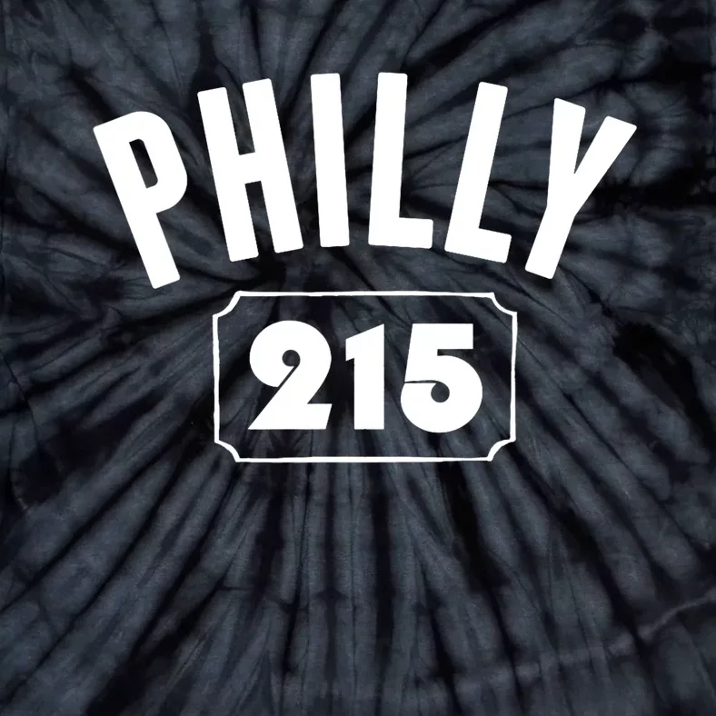 Philly 215 Philly Pride Area Code Workout Tie-Dye T-Shirt