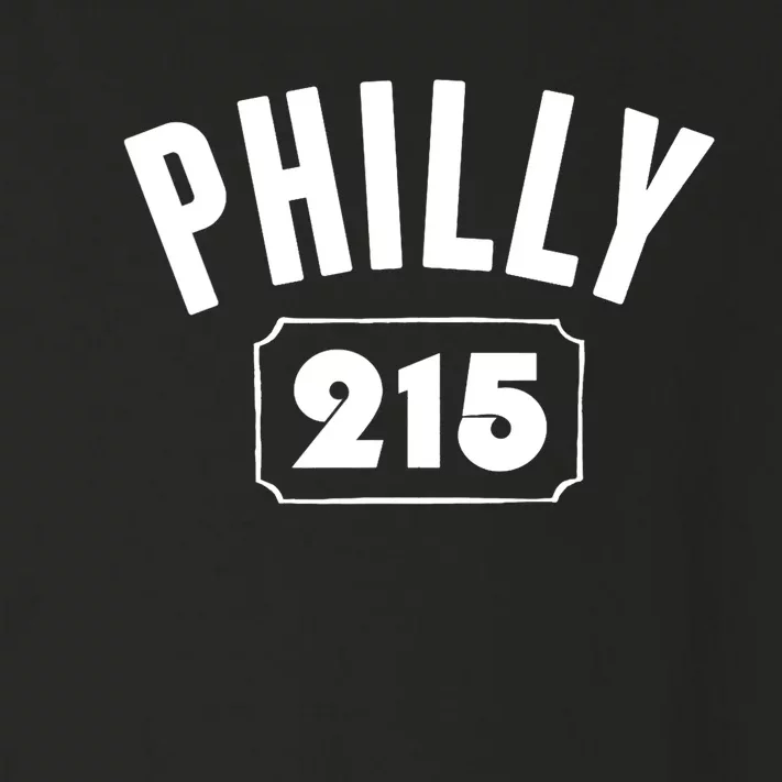 Philly 215 Philly Pride Area Code Workout Toddler Long Sleeve Shirt