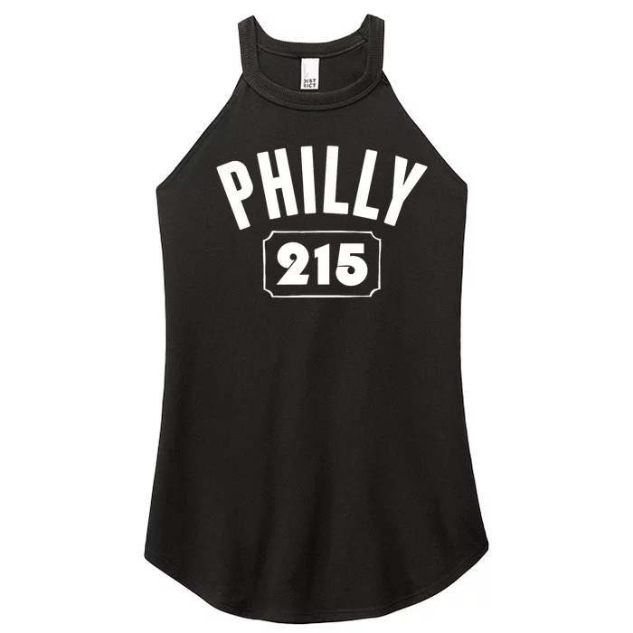 Philly 215 Philly Pride Area Code Workout Women’s Perfect Tri Rocker Tank