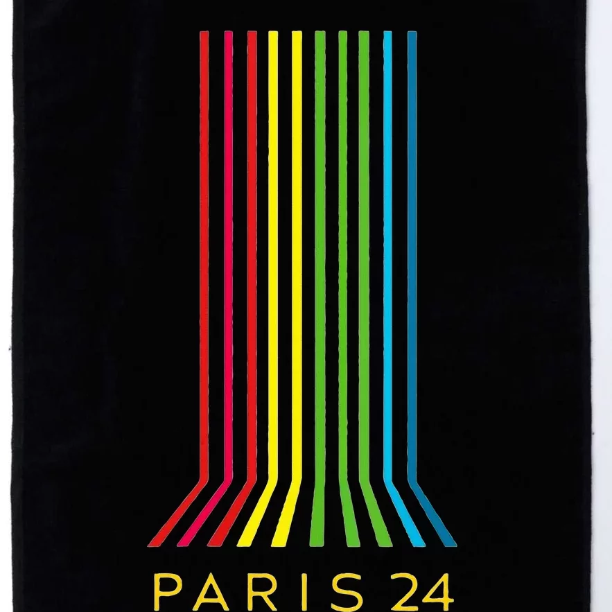 Paris 2024 Platinum Collection Golf Towel