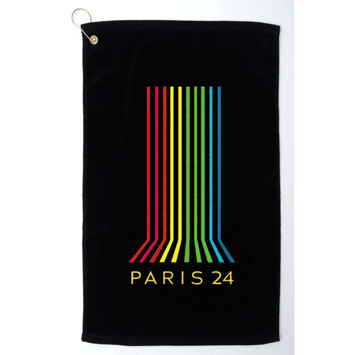 Paris 2024 Platinum Collection Golf Towel