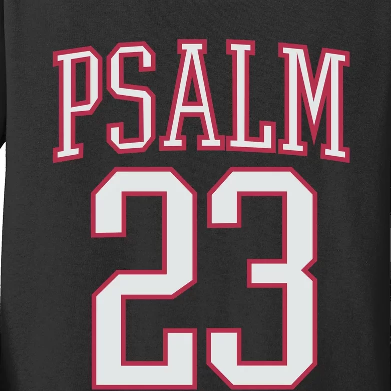 Psalm 23 Kids Long Sleeve Shirt