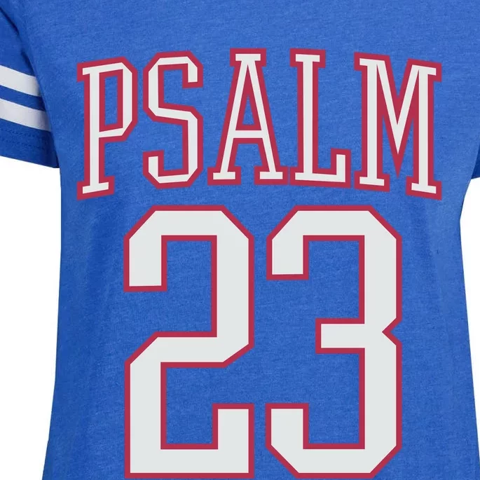 Psalm 23 Enza Ladies Jersey Football T-Shirt