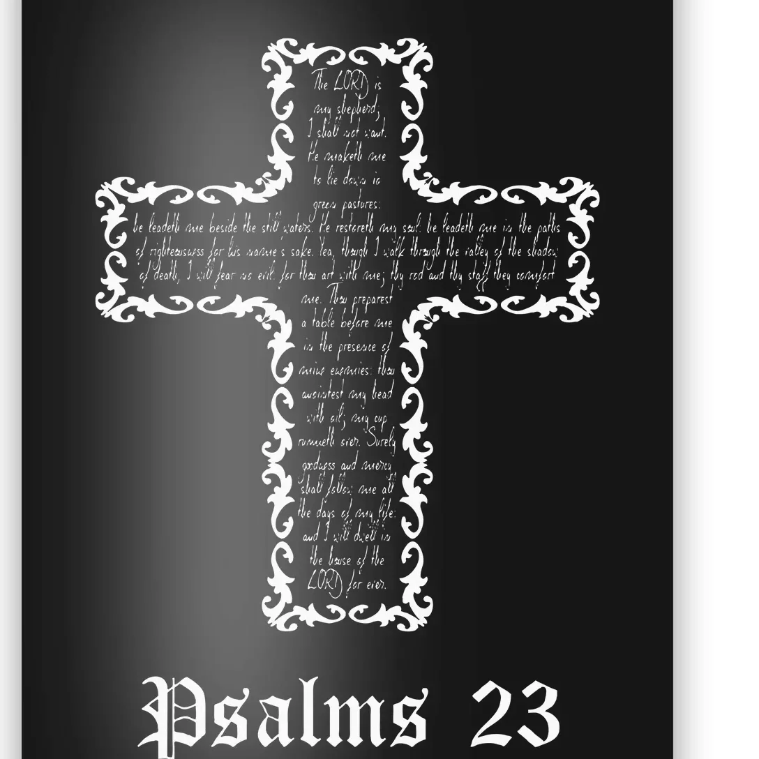 Psalms 23 Poster