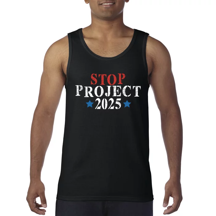 Project 2025 Pro Democracy Donald Trump Tank Top